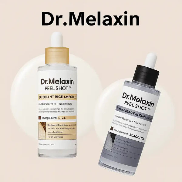 LLEVAS Combo (2) Dr Melaxin Ampolla 1 Rice Blanca & Ampolla 2 Negra 30mL